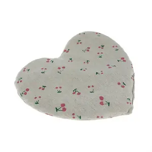 New Arrivals Linen Cherry Stone Microwavable Heat Pad Moist Flaxseeds Pillow Microwave Hot Packs