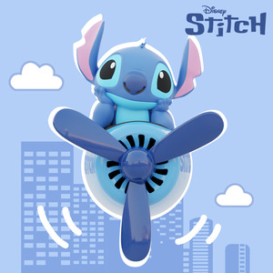 Diffuseur de parfum pour voiture Di-sney Stitch Design, petit <span class=keywords><strong>avion</strong></span>, en ABS, aromathérapie, décoration pour grille d'aération - Product Image 4
