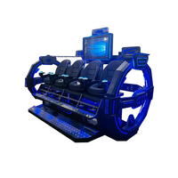 Machine de jeu VR populaire avec sièges dynamiques, cinéma de réalité virtuelle 9D, 4 places