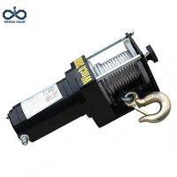 Treuil électrique monté sur véhicule de marque, 2000IBS, 12V/24V, câble en acier, pour usage tout-terrain, auto-sauvetage, levage, utilisation automobile/nautique