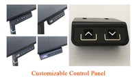 Escritorio de Oficina Eléctrico Ajustable en Altura con 4 Patas y un Solo Motor, para Juegos, con Luces RGB, de ADA Manufacturer