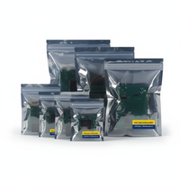 Sac de protection antistatique ESD imprimé personnalisé avec zip-lock pour l'emballage de barrière contre l'humidité de l'électronique sensible