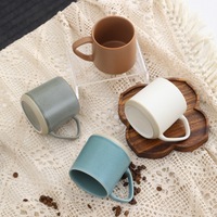 Tasse à café en porcelaine de haute qualité, style nordique, pour petit-déjeuner, pour couple, design créatif et frais, compatible micro-ondes, pour usage au bureau, transfrontalier