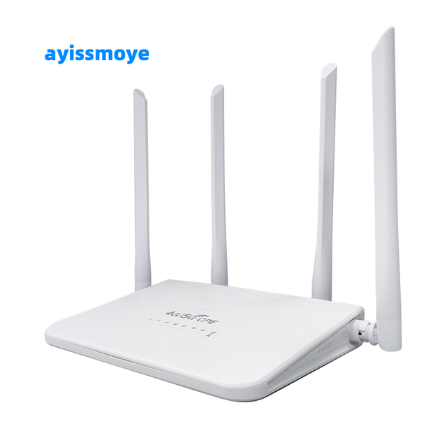 New 2025 Factory Hot-selling Cheap Price 4G Router CPE R103 Lte Sim Card Slot WIFI Hotspot Rj45 Port Modem 4G Router 4Antenna