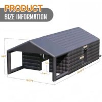 Tente Disco Cube Gonflable Commerciale Imperméable pour Boîte de Nuit avec Installation Facile pour Événements Adultes