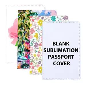 Sublimation Passport Cover Blanks,Custom Design Bedruckter PU-Leder Sublimation Pass halter