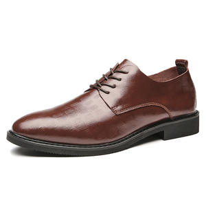 Scarpe Casual da <span class=keywords><strong>Uomo</strong></span> in Microfibra con Motivo a Quadri, Allacciatura Traspirante, Comode con Punta Affusolata, <span class=keywords><strong>Calzature</strong></span> da Ufficio e Cerimonia - Product Image 1