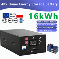 Stock UE, Pack d'alimentation mobile 16 kWh avec roues et écran tactile, Module de batterie LiFePO4 basse tension IP65, Prix de la batterie lithium-ion