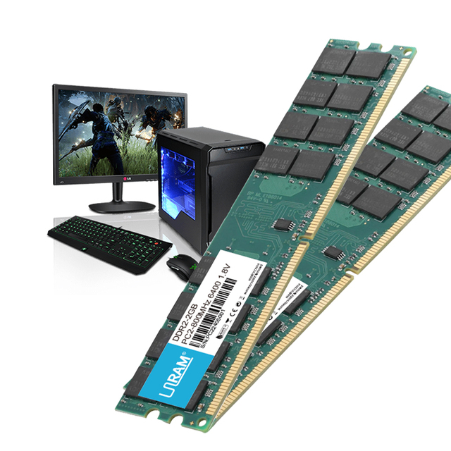 Wholesale High Quality DDR2 2GB 800MHz Desktop PC Memory RAM Module Computer Upgrade Compatible Brand in Stock 3-Year Warranty