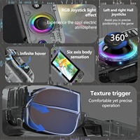 Manette de jeu portable à six axes, console de jeu portable, lumière RGB, joystick de salle de sport électronique, manette de jeu pour téléphone portable