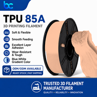 Filamen 3D TPU 85A 1.75mm Becreative Fleksibel untuk Bantalan Peredam Getaran, Bumper, Bantalan, Gasket Kustom 1KG Kelas Industri
