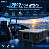 Projecteur laser 10 000 lumens pour simulateur de vol, système de projection immersive, solution de simulation pour grandes surfaces