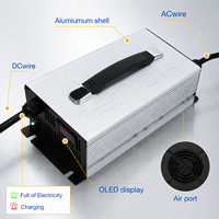 Chargeurs de batterie haute puissance DC/AC rapides S2500 pour vélos électriques, scooters, tricycles, fauteuils roulants 12V 24V 36V 48V 60V 72V 84V 48V30A