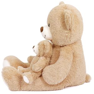 Gấu bông Teddy khổng lồ siêu mềm mại, nhồi bông PP, dễ thương, kích thước lớn, đồ chơi nhồi bông Gấu mẹ với Gấu con - Product Image 3