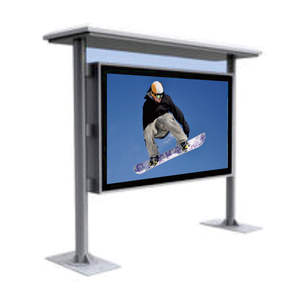 Cloud Serve, quiosco de señalización Digital LCD impermeable para exteriores de 55 pulgadas, IP65 carcasa de aluminio de vidrio templado, póster Digital táctil - Product Image 2