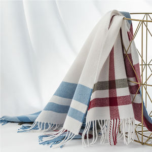 European Plaid Cashmere Feeling <strong>Scarf</strong> <strong>Pashmina</strong> New Fashion Lady Tassel Shawls and <strong>Scarves</strong> for Winter - Product Image 4