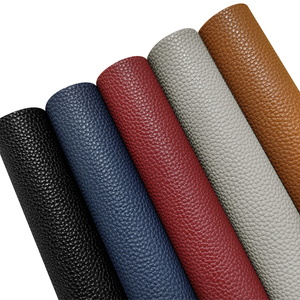 Siège <span class=keywords><strong>de</strong></span> voiture Couleur solide Texturé Doux Vegan PU Tissu Litchi Gaufrage Tissu en cuir artificiel <span class=keywords><strong>pour</strong></span> la fabrication <span class=keywords><strong>de</strong></span> sièges souples Housse <span class=keywords><strong>de</strong></span> <span class=keywords><strong>chaise</strong></span> - Product Image 1