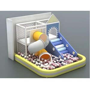 Equipo de Juegos Infantiles Personalizado con Diseño Temático, con Toboganes, Túneles y Castillo para Centro de Entretenimiento Familiar - Product Image 1