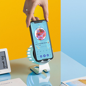 Thông Minh Cảm Ứng Loa Điện Thoại Di Động Chủ Xách Tay Mini Máy Tính Để Bàn Đồng Hồ Báo Thức Cho V5.3 Có Thể Sạc Lại Cảm Ứng Điều Khiển Hiển Thị - Product Image 5