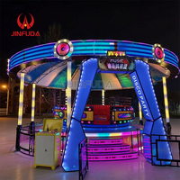 Attrazione per Parchi Divertimento: Giostra Disco Tagada da 20 Posti con Luci LED Arcobaleno e Musica DJ Integrata - Attrezzatura da Carnevale Direttamente dalla Fabbrica