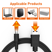 Transformateur de fil de données câble d'alimentation de charge dc 12v à 5v 9v 12v abaisseur dc câble convertisseur dc