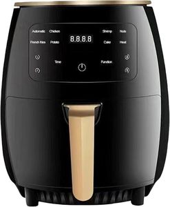 >6L 2400W 2022 Smart LCD Display Pink Custom Oil Free Electric Air Fryer Automatic Power Non-Stick Surface for Household RV Use - Product Image 1
