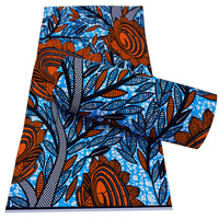 Nouvelle Vente Chaude Tissu Imprimé Cire Africain de Haute Qualité 100 % Coton Batik Hollandais Nigeria pour Robes et Pagne Garçon