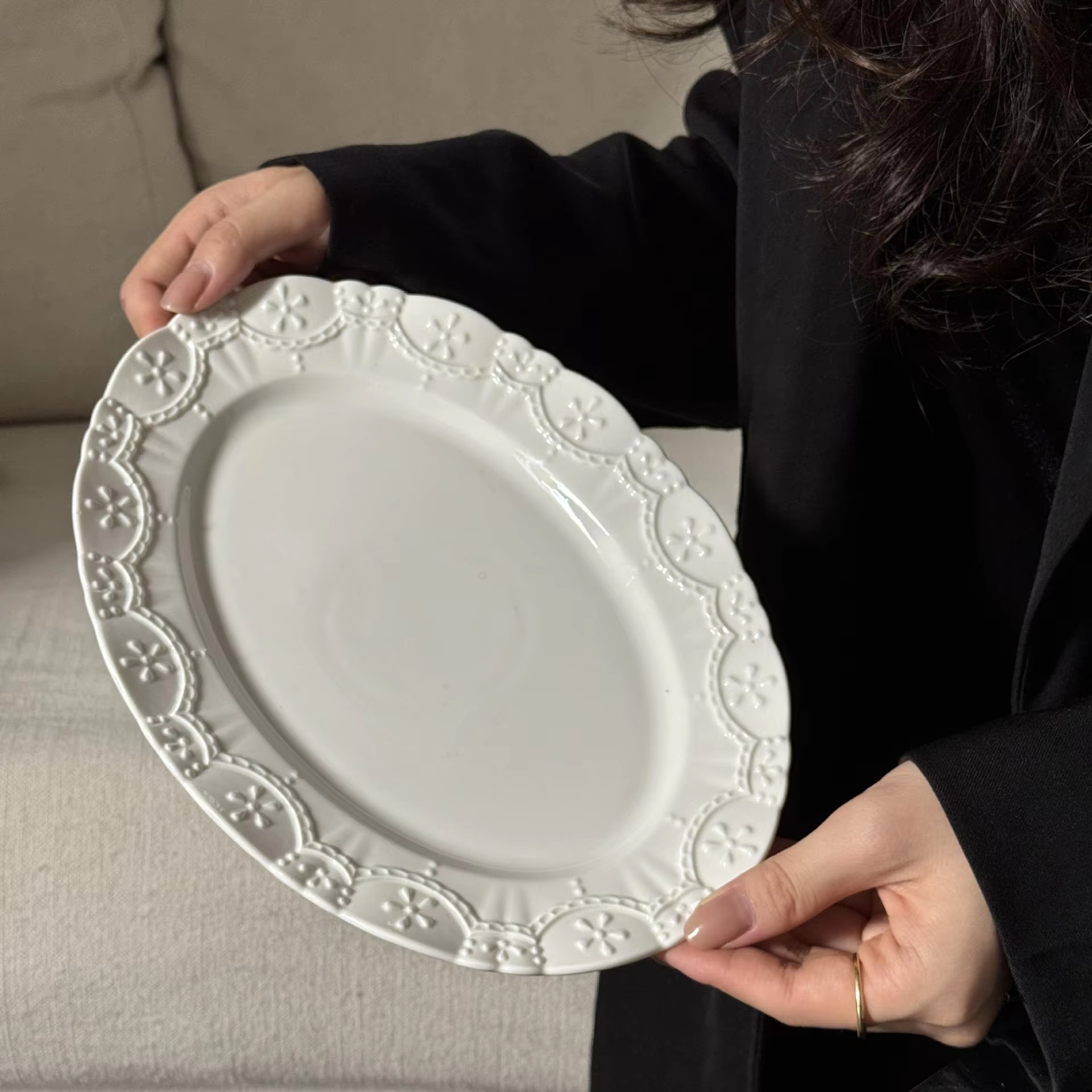 Plaque de 10 pouces 25,5*18*2,5 cm