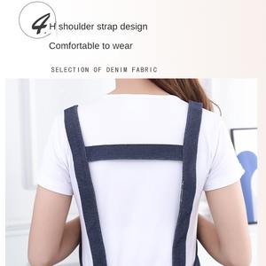 Delantal personalizado para restaurante babero barman tatuaje Jean Denim delantal trabajo delantal para técnicos <span class=keywords><strong>de</strong></span> uñas - Product Image 5