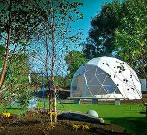 Igloo Yurt Geodesic Dome Tent White Pvc Tent China Four-season Tent Frame 15 Years, PVC Cover 5~10 Years 100km/h 8level Wind 20