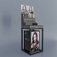 RECHI – présentoir acrylique pour pinceaux de maquillage, présentoir de vente au détail pour cosmétiques, anti-cernes, organisateur de fond de teint pour magasin de beauté