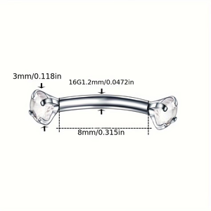 Ensemble de bijoux de <span class=keywords><strong>piercing</strong></span> corporel en gros, nouvelle collection mode estivale : clous pour sourcils, barres courbes, anneaux de <span class=keywords><strong>nombril</strong></span>, clous pour lèvres - Product Image 4