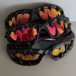 Gafas <span class=keywords><strong>de</strong></span> <span class=keywords><strong>Sol</strong></span> Unisex Personalizadas <span class=keywords><strong>de</strong></span> Vanguardia, Estilo Americano Oscuro, Hechas a Mano, Estilo Venom para Fiestas, Modernas, Polarizadas UV380, Montura Completa - Product Image 2