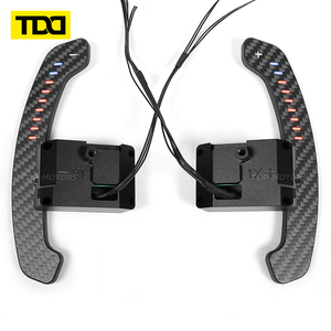 Palancas de cambio magnéticas de fibra de carbono TDD LED para Hyundai N GT i30N Kona N Elantra N Veloster N, palancas de cambio para volante. - Product Image 1