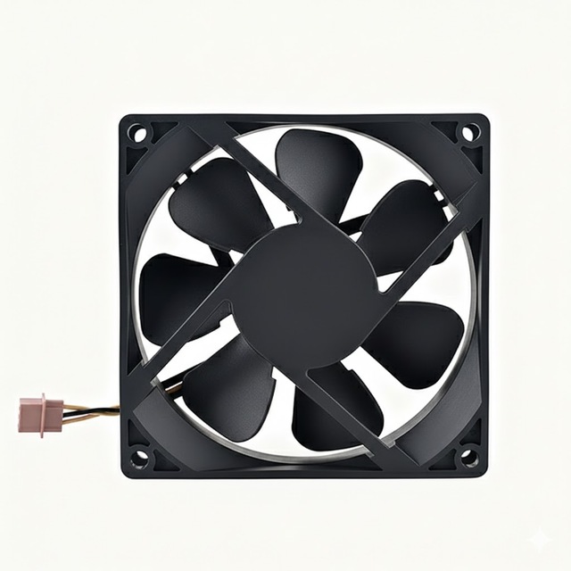Speedy 92mm Fluid Bearing 92x92x25mm DC12V 0.19A 3pin 2500RPM 28dBA 51.21CFM 50000 Hrs Cooling Fan for Computer Case