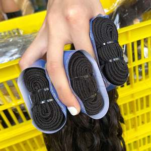 Meilleures ventes de mèches de cheveux humains brésiliens vierges Remy non traités de 8 à 14 pouces, vente en gros, livraison gratuite - Product Image 3