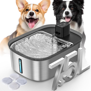 Bebedero Automático de Acero Inoxidable con Filtro, Dispensador de Agua Fresca para una Hidratación Saludable, Sistema para Perros y Gatos - Product Image 1