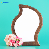 Plaques en bois en forme de feuille, Sublimation personnalisée à vendre MB-05