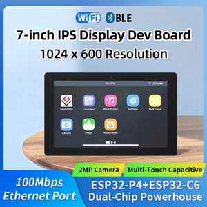 <span class=keywords><strong>ESP32</strong></span> P4 + C6 Dual-Chip 7 Zoll Touchscreen Entwicklungsboard 1024x600 IPS LCD Panel mit 2MP Kamera 100Mbps Ethernet-Anschluss - Product Image 2