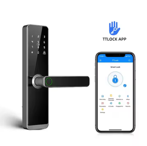אבטחה הביתה <span class=keywords><strong>wifi</strong></span> tuya אפליקציה מנעול דלת זכוכית חכם עם כרטיס סיסמא מפתח פתיחת מערכת הבית - Product Image 4