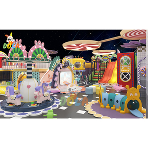 Parc de jeux intérieur professionnel personnalisé pour enfants avec piscine à sable et jouets en PE/PVC, projets d'extension <span class=keywords><strong>Ninja</strong></span> pour plus de 100 enfants - Product Image 2