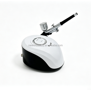 Pistola de Aerógrafo para Maquillaje y Arte de Uñas, Recargable, con Kit de Compresor, para Pintura Corporal, Salón de Belleza, Boquilla de 0.3mm - Product Image 1