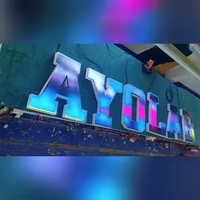 Letrero de Neón LED 3D Personalizado con Programas RGB, Resistente al Agua IP65, Control por Bluetooth/WiFi para Publicidad y Decoración