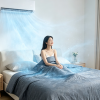 Couverture rafraîchissante et respirante pour l'été, taille double, pour les personnes ayant chaud la nuit