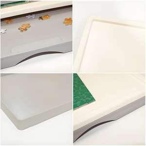 Table de rangement rotative pour puzzles en plastique à 6 tiroirs, 1500 pièces, accessoires pour puzzles, jouet éducatif - Product Image 5