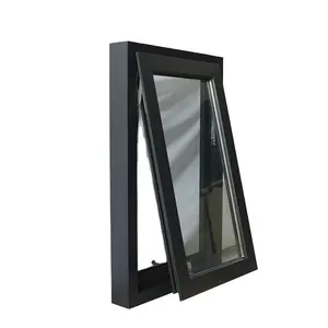 Customized USA Standard Low-e Glass Thermal Break Aluminum Profile Awning Windows And Doors With Screen