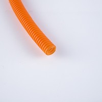 Tuyau ondulé ignifuge en PP orange AD21.2, conduit flexible, conduit électrique, lignes de câbles, installation de câbles pour nouvelles énergies