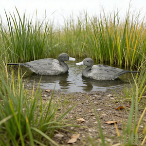 Floating Plastic Grey Duck Realistic <b>Hunting</b> Decoy 43x20x20cm Garden Pool Yard Lake Decor Male Duck DaQin - Product Image 4