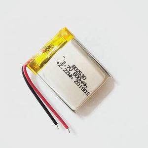 802530 de 600mah 3,7 v de almacenamiento de energía litio de la batería de iones de las células paquete con conector para ups - Product Image 1