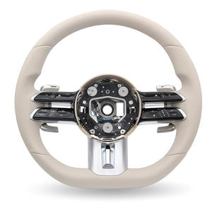Volante de Cuero Genuino para <span class=keywords><strong>Mercedes</strong></span> Benz <span class=keywords><strong>AMG</strong></span> Clase C E W205 Cls <span class=keywords><strong>63</strong></span> X156 Sls C117 - Product Image 4